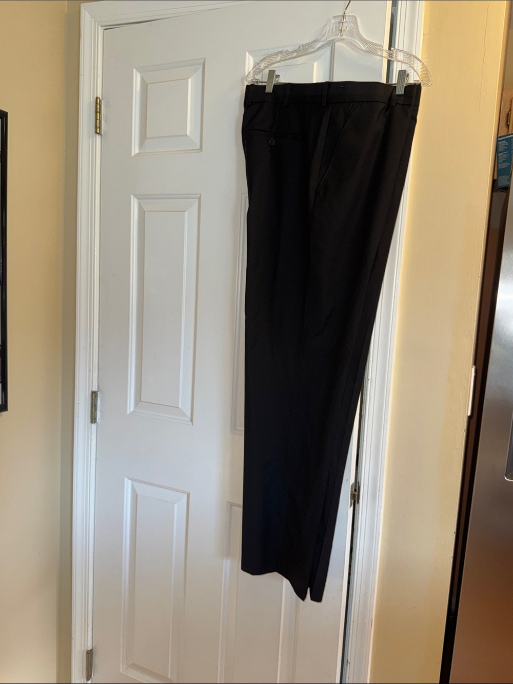 jf j.ferrar Men's Black Dress Slacks - Classic Tailored Fit